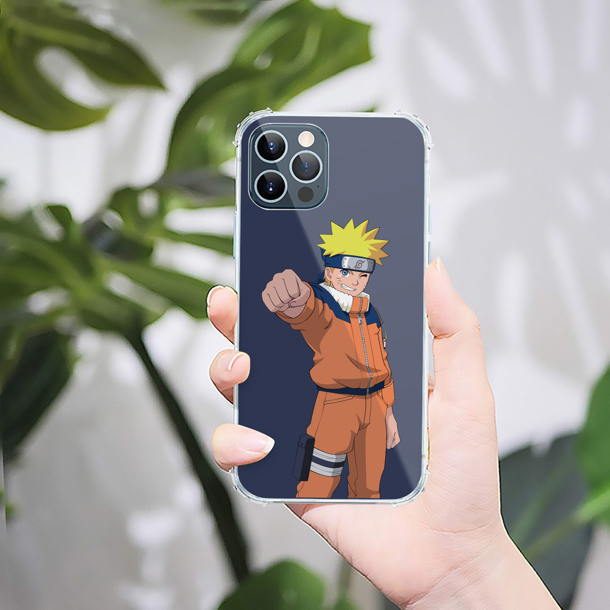 （画像用） NARUTO -ナルト- うずまき ナルト Uzumaki Naruto 【iPhone 12シリーズ対応】透明スマホケース（クリアソフトケース）
